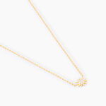 Collier Fenton Or Jaune Oxyde De Zirconium - Colliers Famille | Histoire d&rsquo;Or