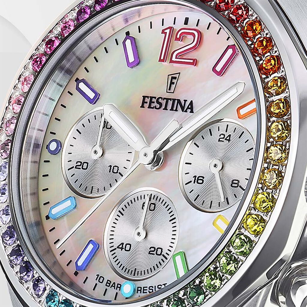 Montre Festina Boyfriend Blanc - Montres Femme | Histoire d&rsquo;Or