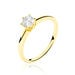 Bague Solitaire Ruken Or Jaune Diamant - Bagues solitaires Femme | Histoire d’Or