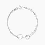 Bracelet Argent Blanc Merien - Bracelets Femme | Histoire d&rsquo;Or