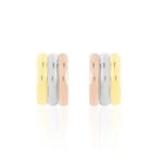 Cr&eacute;oles Igora Or Tricolore - Boucles d'oreilles cr&eacute;oles Femme | Histoire d&rsquo;Or