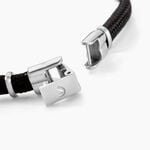 Bracelet Irenee Acier Blanc - Bracelets cordon Homme | Histoire d&rsquo;Or