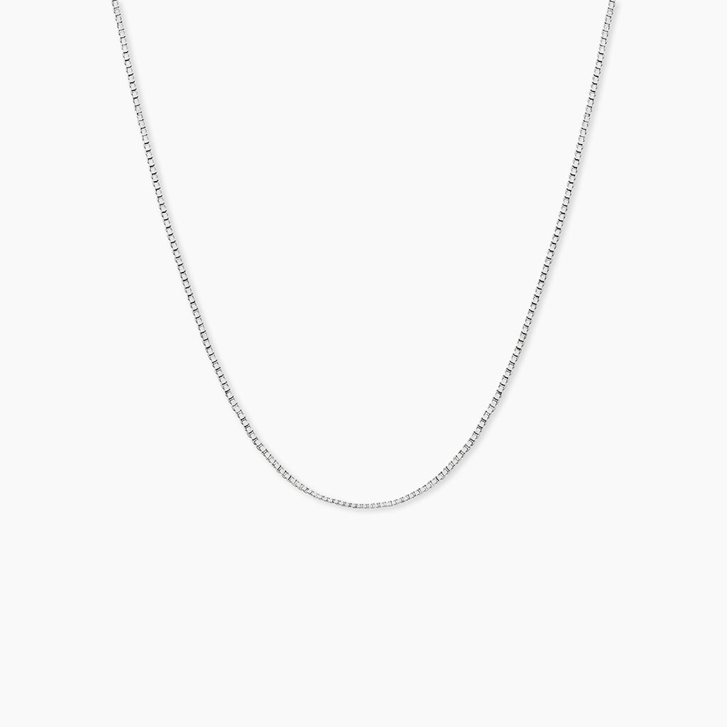 Cha&icirc;ne Alyze Argent Blanc - Chaines Femme | Histoire d&rsquo;Or