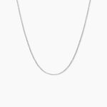 Cha&icirc;ne Alyze Argent Blanc - Chaines Femme | Histoire d&rsquo;Or