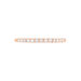 Alliance Pristina Or Rose Diamant - Alliances Femme | Histoire d’Or