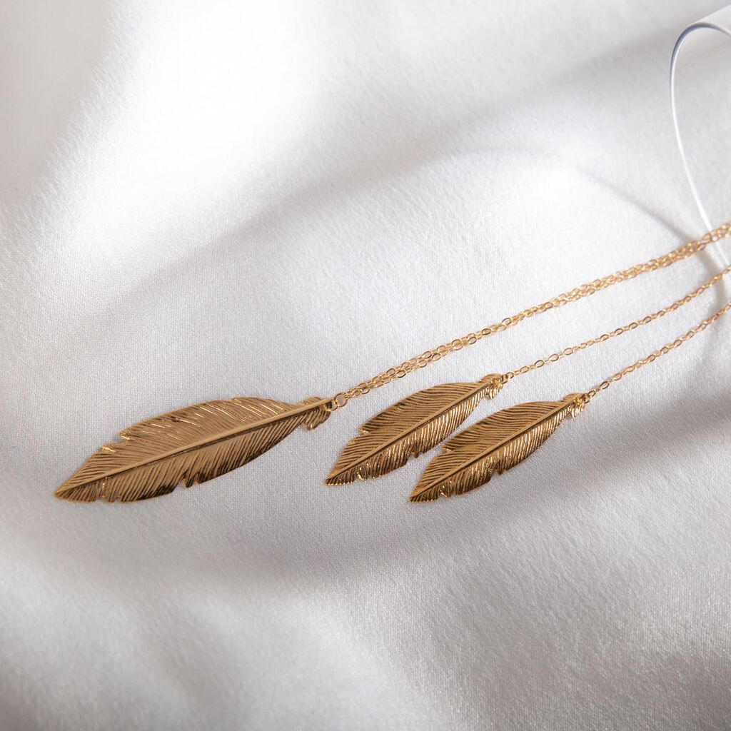 Boucles D'oreilles Pendantes Soline Or Jaune - Boucles d'oreilles pendantes Femme | Histoire d’Or