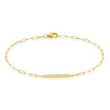Bracelet Tressé Plaqué Or Jaune – Longueur 20 Cm (Réf. 105) – Occasion