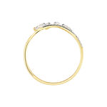 Bague Tiara Or Jaune Oxyde De Zirconium - Bagues avec pierre Femme | Histoire d&rsquo;Or