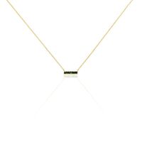 Collier Plaqué Or Lunnert Oxydes De Zirconium