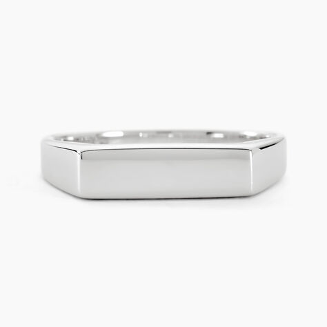 Chevalière Melvin Argent Blanc - Chevalières Homme | Histoire d’Or