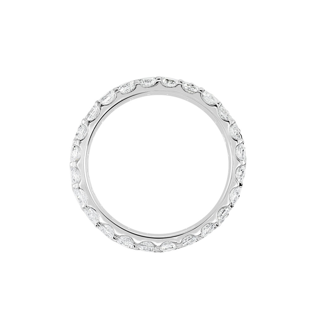 Alliance Marjelle Or Blanc Oxyde De Zirconium - Alliances Femme | Histoire d’Or