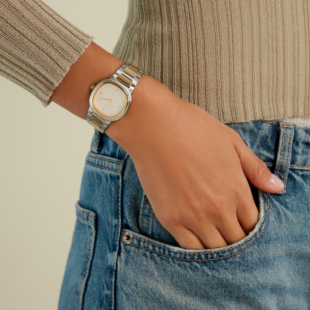 Montre Rosefield Gaia Cr&egrave;me - Id&eacute;es cadeaux Femme | Histoire d&rsquo;Or