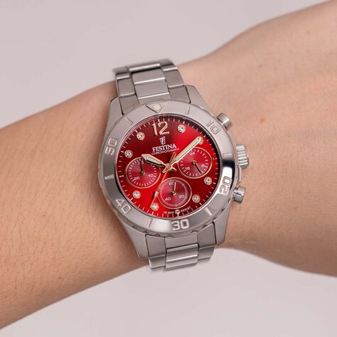 Montre Festina Boyfriend Rouge - Montres Femme | Histoire d’Or