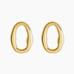 Boucles D'oreilles Goldess Acier Jaune - Boucles d'oreilles cr&eacute;oles Femme | Histoire d&rsquo;Or