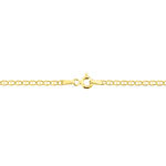 Collier Capucin Or Jaune Maille Marine Plate - Chaines Homme | Histoire d&rsquo;Or