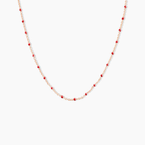 Collier Argent Rose Polka - Colliers fantaisie Femme | Histoire d&rsquo;Or
