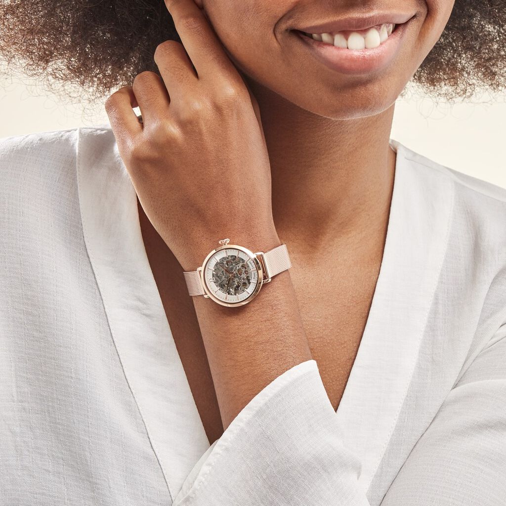 Montre Pierre Lannier Automatique 35 Argent - Montres Femme | Histoire d’Or