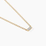 Collier Mahe Or Jaune Diamant - Colliers Femme | Histoire d&rsquo;Or