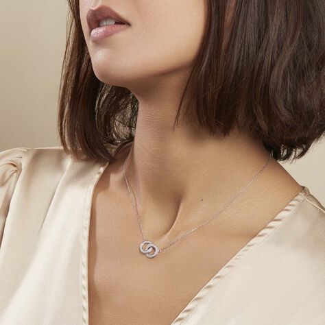 Collier Anne Argent Blanc Oxyde De Zirconium - Colliers fantaisie Femme | Histoire d’Or