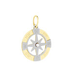 Pendentif Demyan Or Bicolore Oxyde De Zirconium - Pendentifs Homme | Histoire d&rsquo;Or