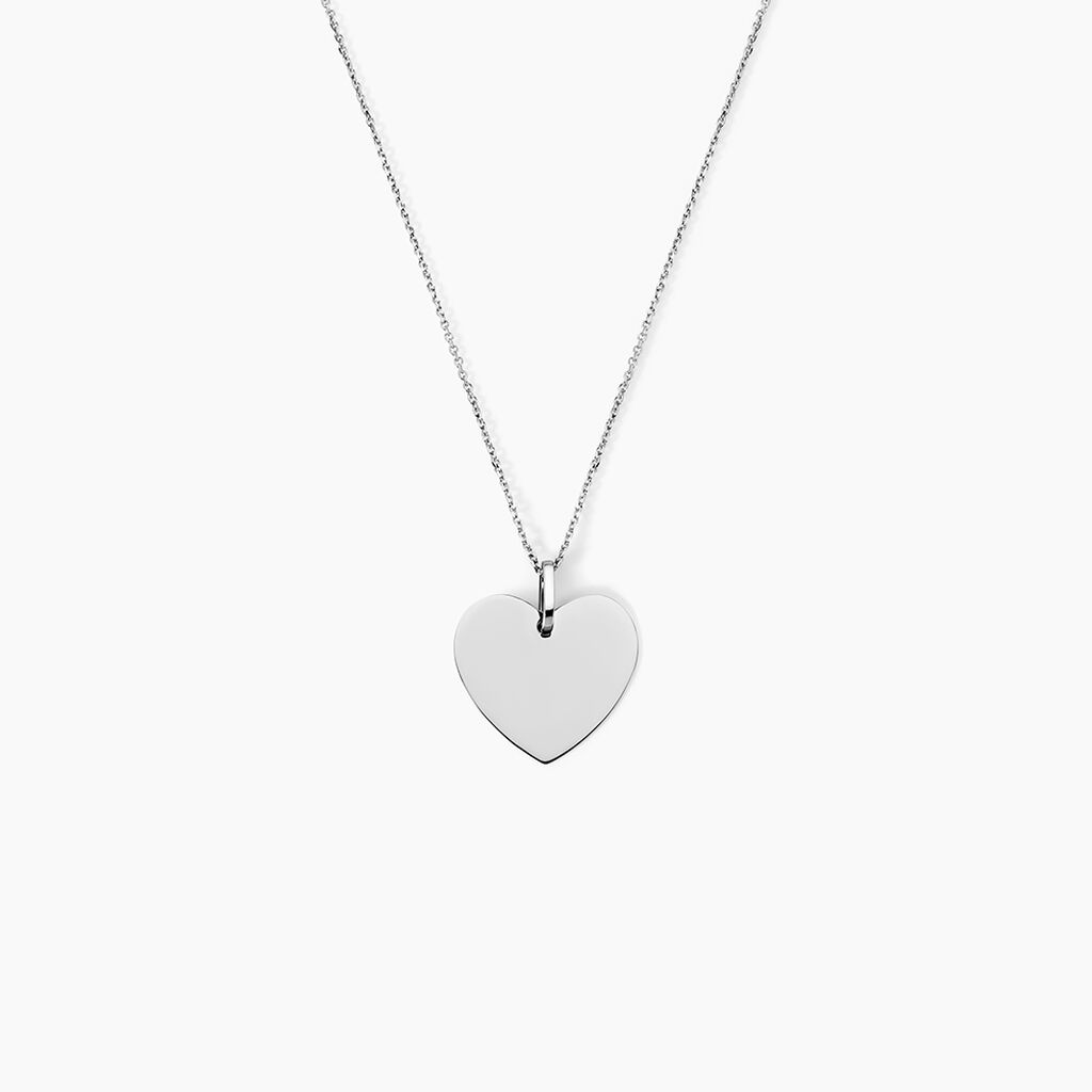 Pendentif Eba Argent Blanc - Pendentifs Unisex | Histoire d&rsquo;Or