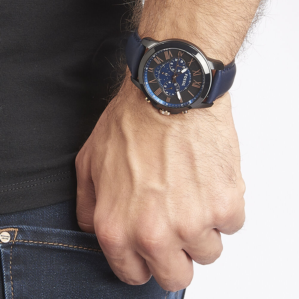 Montre Fossil Homme Grant Sport FS5237 Chronographe Quartz - Crivelli  Shopping