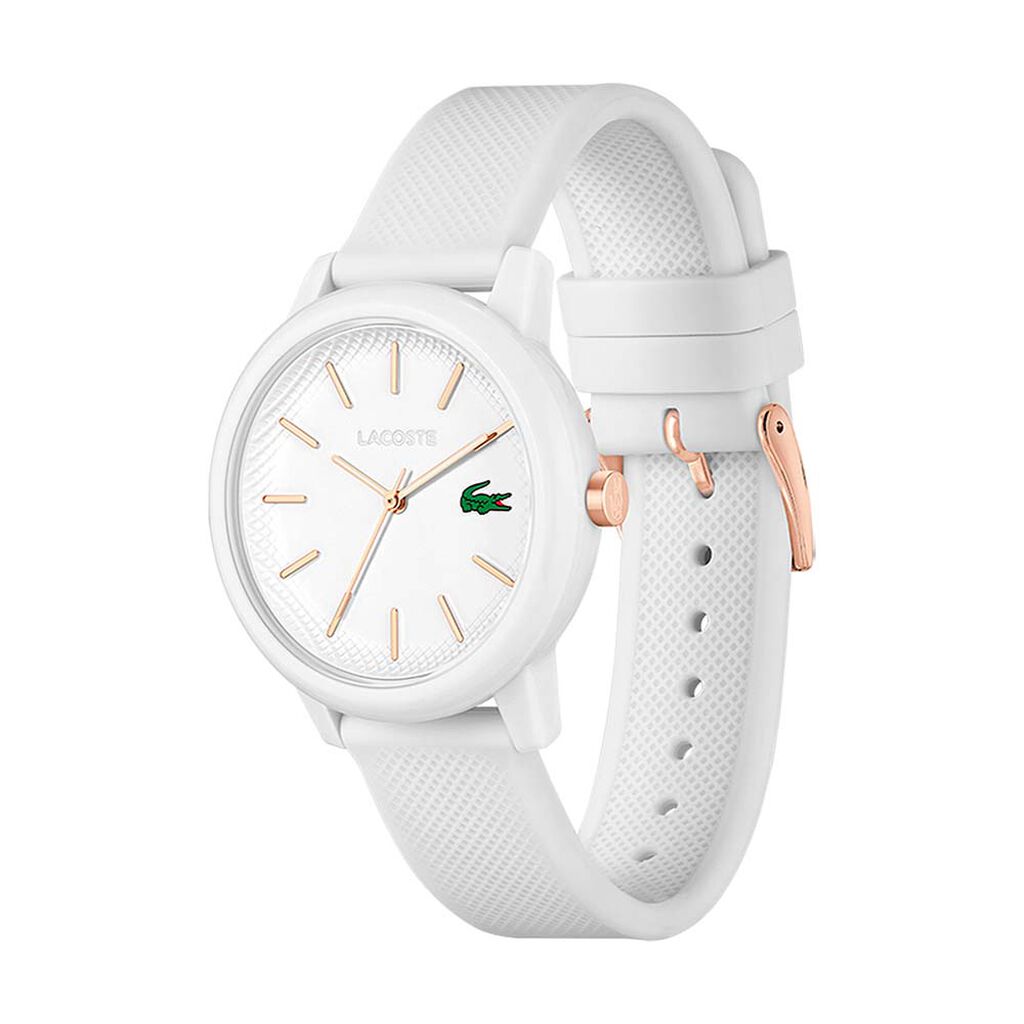 Montre Lacoste 12.12 Blanc - Montres Femme | Histoire d&rsquo;Or