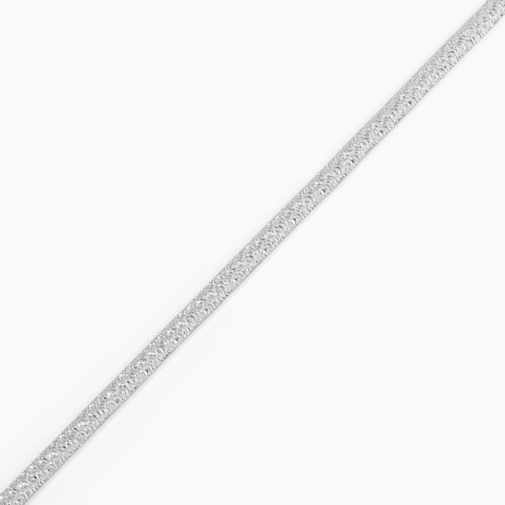 Bracelet Zoubeida Argent Blanc - Bracelets chaîne Femme | Histoire d’Or