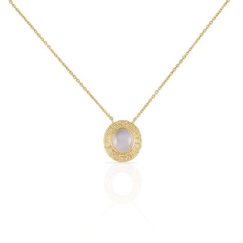 Collier Linna Plaqué Or Jaune Pierre De Lune - Colliers Femme | Histoire d’Or