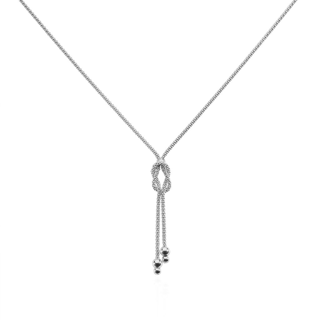 Collier Deauville Argent Blanc - Colliers fantaisie Femme | Histoire d&rsquo;Or