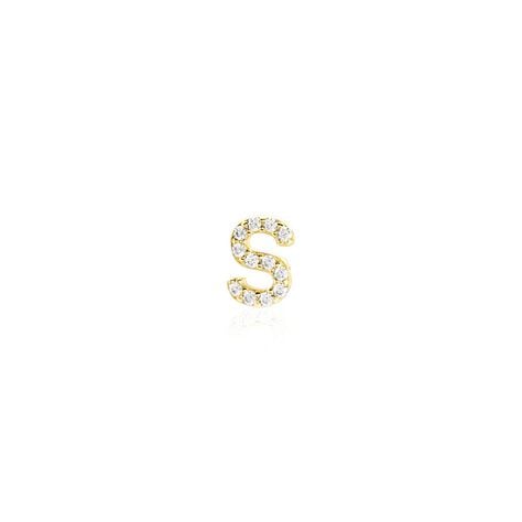 Boucle D'oreille Puce Unitaire Jodoca Or Jaune Oxyde De Zirconium - Clous d'oreilles Femme | Histoire d’Or