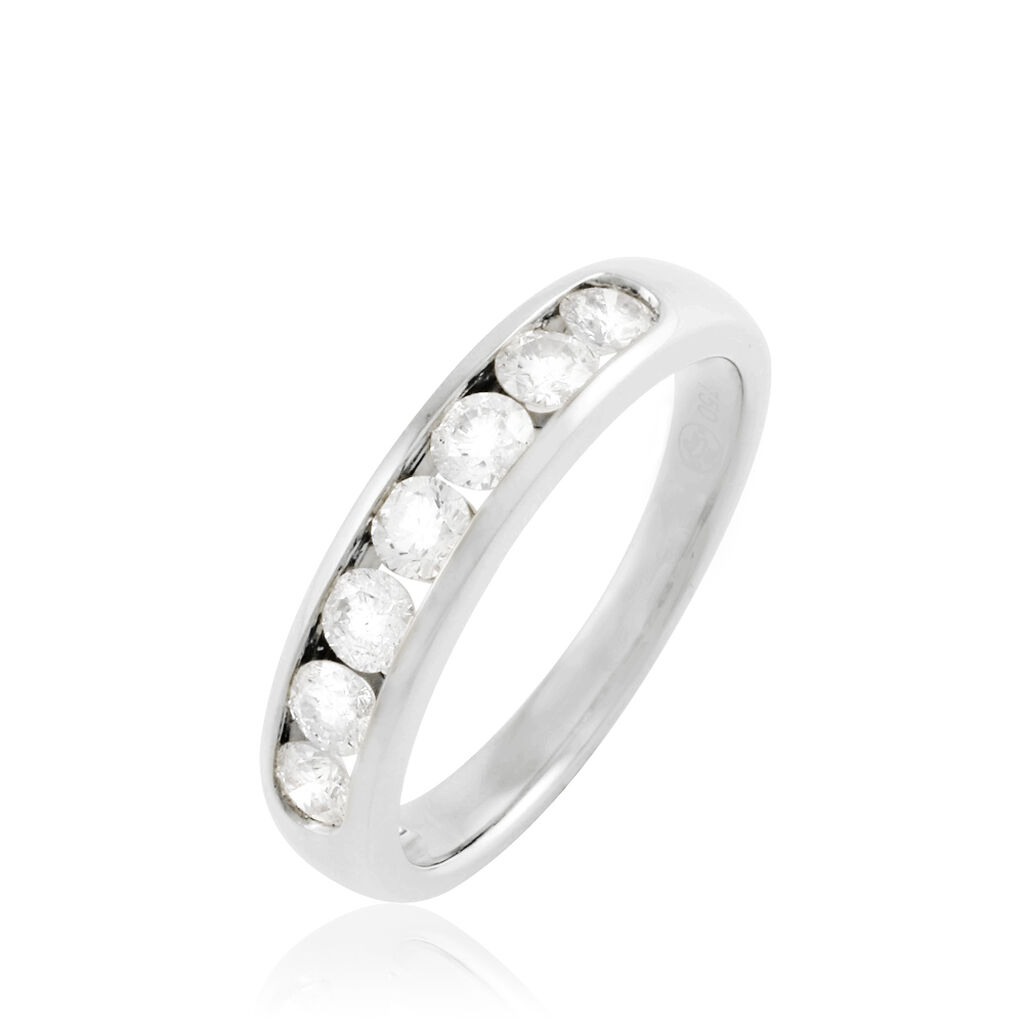 Alliance Giulia Or Blanc Diamant - Alliances Femme | Histoire d&rsquo;Or