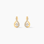 Boucles D'oreilles Pendantes Evana Or Jaune Oxyde De Zirconium - Boucles d'oreilles pendantes Femme | Histoire d&rsquo;Or