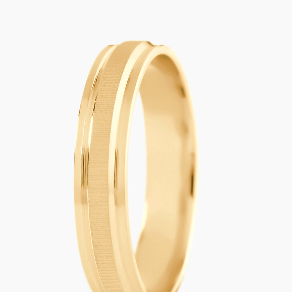 Alliance Jolan Demi-jonc Classique Or Jaune - Alliances Unisex | Histoire d&rsquo;Or