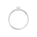 Bague Solitaire Mai-li Or Blanc Diamant - Bagues solitaires Femme | Histoire d&rsquo;Or