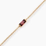 Bracelet Luccia Plaqu&eacute; Or Dor&eacute; Pierre D'imitation - Bracelets Femme | Histoire d&rsquo;Or