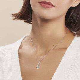 Collier Antonietta Argent Blanc Oxyde De Zirconium - Colliers fantaisie Femme | Histoire d’Or