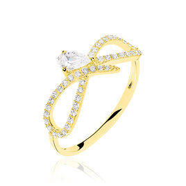 Bague Myrtle Or Jaune Oxyde De Zirconium - Bagues solitaires Femme | Histoire d’Or