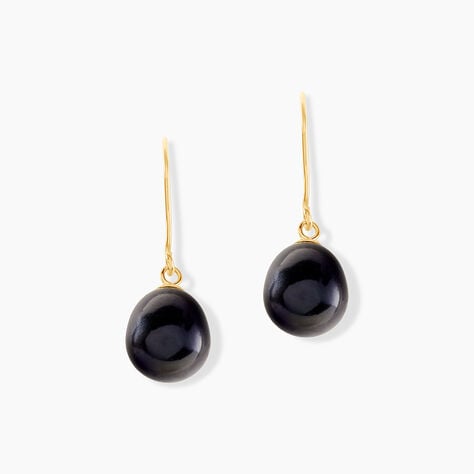 Boucles D'oreilles Pendantes Severiane Or Jaune Perle De Culture - Boucles d'oreilles pendantes Femme | Histoire d’Or
