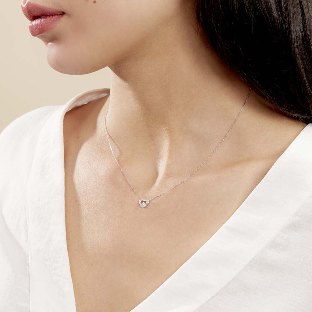 Collier Purete Or Blanc Diamant - Colliers Femme | Histoire d’Or