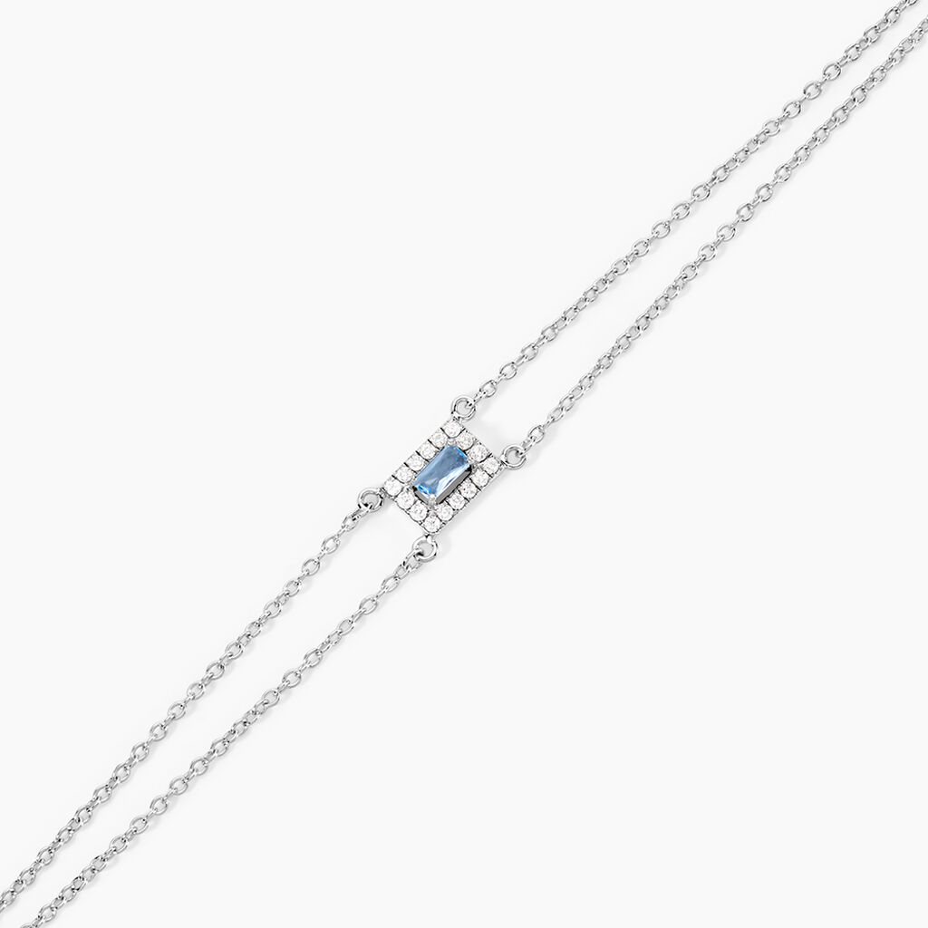 Bracelet Laurine Argent Blanc Oxyde De Zirconium - Bracelets Femme | Histoire d&rsquo;Or