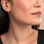 Cr&eacute;oles Or Jaune Araminta Diamant - Boucles d'oreilles cr&eacute;oles Femme | Histoire d&rsquo;Or