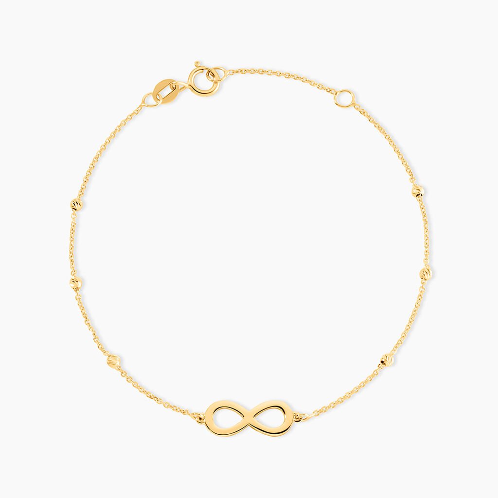 Bracelet Mimy Infini Boules Or Jaune - Bracelets Femme | Histoire d&rsquo;Or