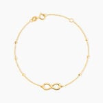 Bracelet Mimy Infini Boules Or Jaune - Bracelets Femme | Histoire d&rsquo;Or