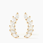 Bijoux D'oreilles Resa Or Jaune Oxyde De Zirconium - Ear cuffs Femme | Histoire d&rsquo;Or