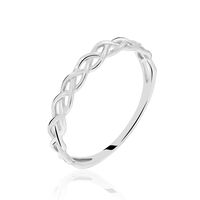 Bague Messina Argent Blanc