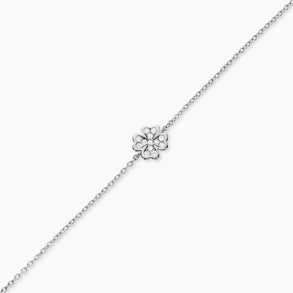 Bracelet Fortunata Argent Blanc Oxyde De Zirconium - Bracelets Femme | Histoire d&rsquo;Or