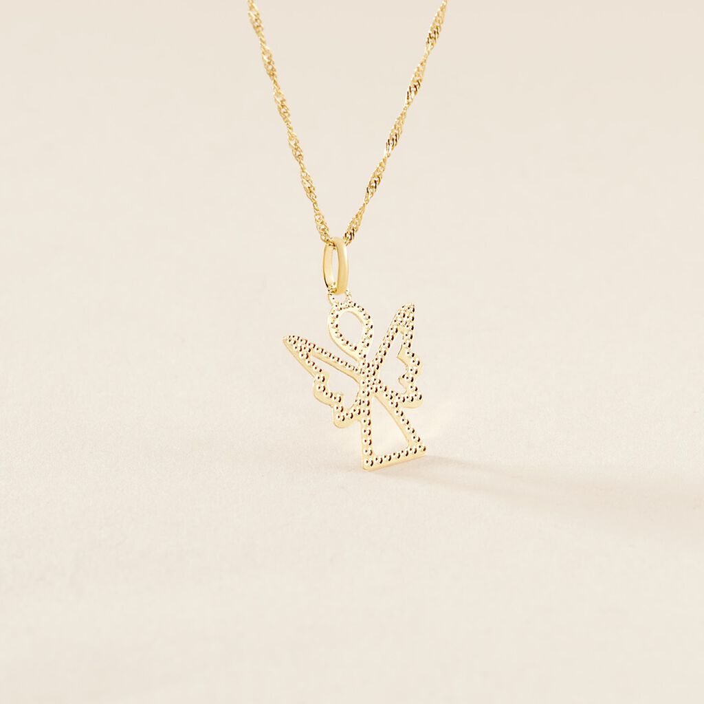 Pendentif Estrellita Ange Or Jaune - Pendentifs Communion Femme | Histoire d&rsquo;Or