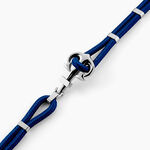 Bracelet Acier Blanc Analya Cordon - Bracelets cordon Homme | Histoire d&rsquo;Or