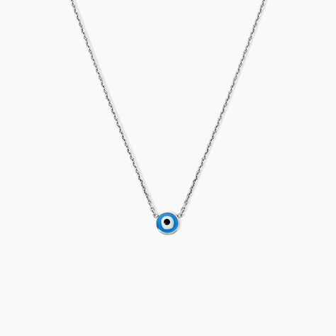 Collier Parad'eyes Argent Blanc - Colliers fantaisie Femme | Histoire d&rsquo;Or